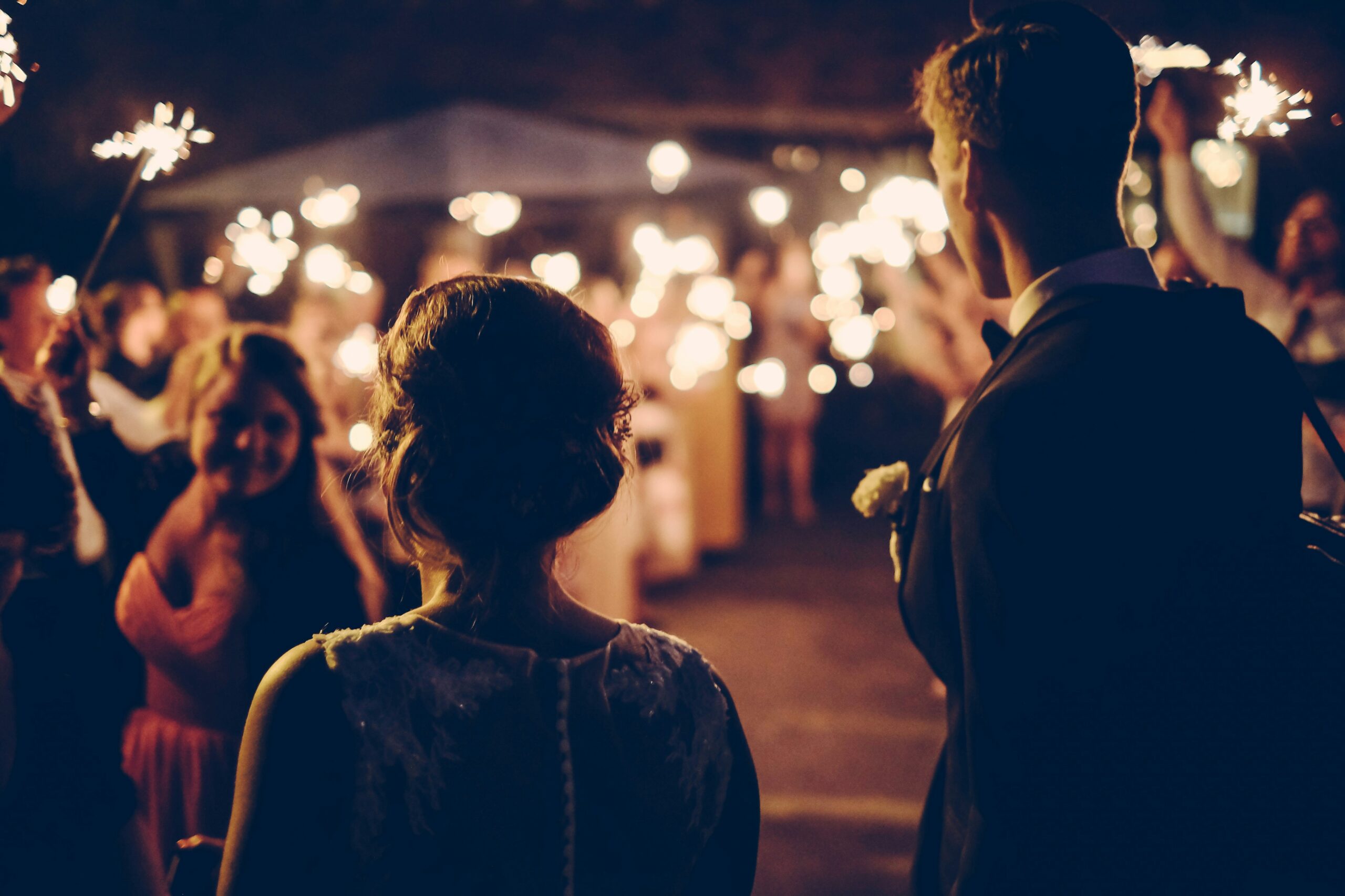 Evening celebration from a wedding held at Loft & Garden